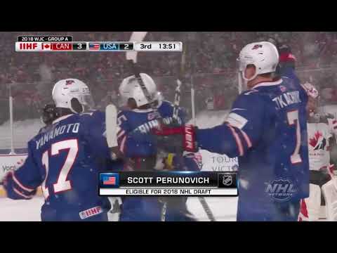2018 WJC: Highlights - USA 4, Canada 3 (SO)