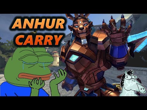 ANHUR CARRY GONE WRONG - SMITE ANHUR JUNGLE