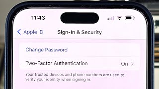 How To Change Apple ID Password iPhone 15 Pro Max