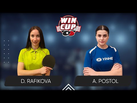 17:30 Diana Rafikova - Anastasiia Postol West 3 WIN CUP 17.11.2023 | TABLE TENNIS WINCUP