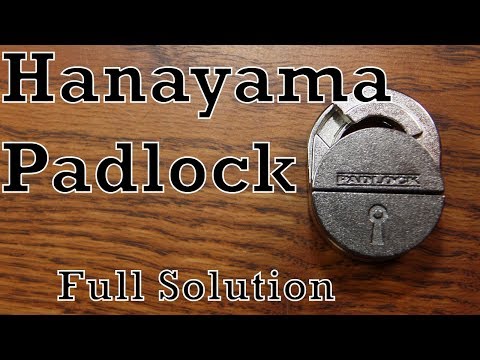 How to Solve the Hanayama Padlock Puzzle