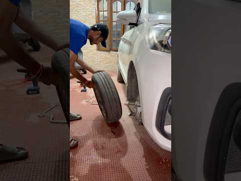 First Time Changing a Car Tyre! 😰🚗 | Puncture to Stepney Change 💪