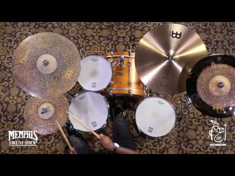 Meinl 18" Byzance Extra Dry Dual Crash Cymbal - Played by Frank Fluker - 1243g (B18DUC-1063117E)