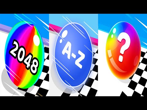 Ball Run 2048 VS AZ Run VS Ball Master 2048 - All Levels Gameplay Android iOS Ep 1