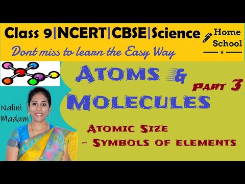 Atoms and Molecules Class 9 Science Part-3