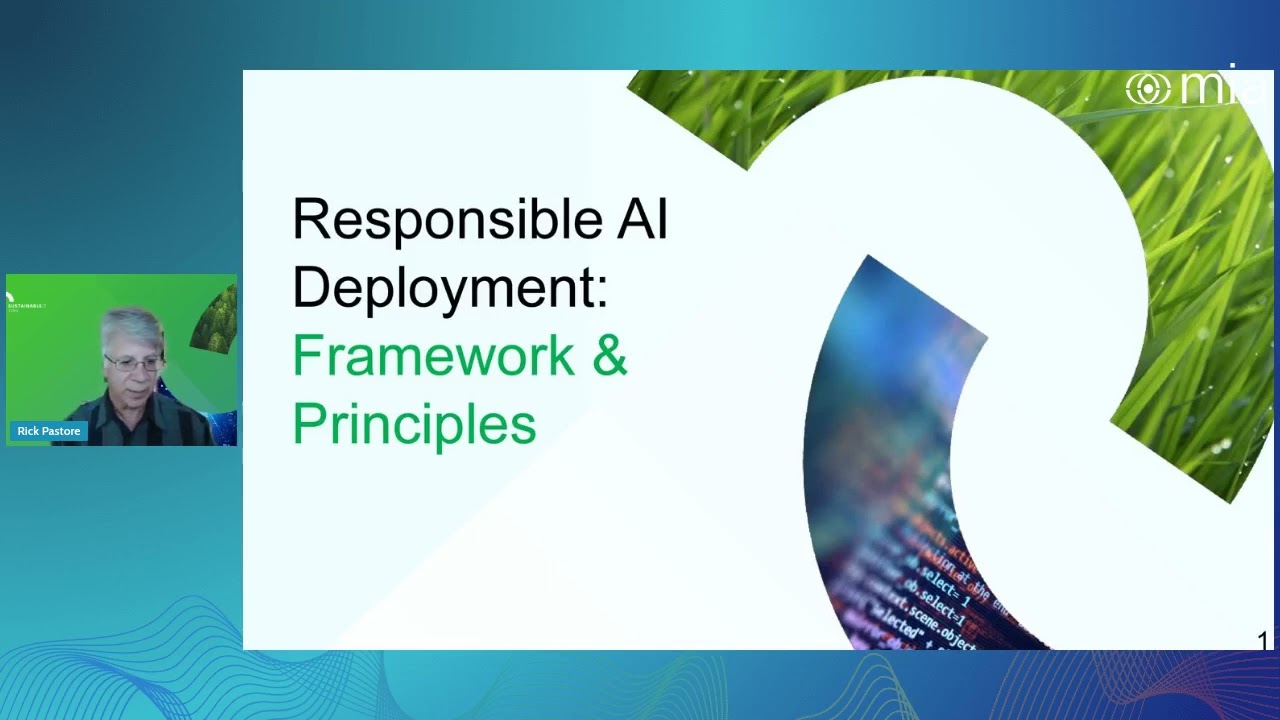 Introducing the Responsible AI Frameworks & Principles at MIA AI's Global AI Summit