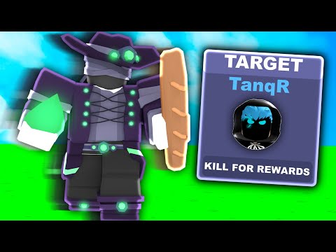I became the BOUNTY HUNTER in Roblox Bedwars..