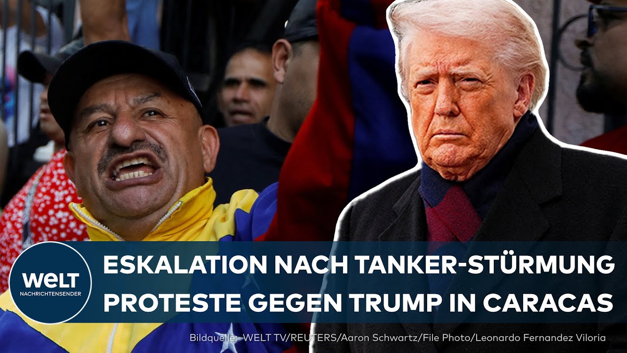 VENEZUELA: USA stürmen Öltanker - Proteste in Caracas gegen Trump eskalieren!