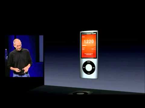 Apple Music Event 2009 iPod Nano 5th Generation Introducti