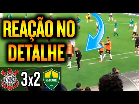 Reação INUSITADA de Sylvinho após o fim do jogo | Corinthians 3 x 2 Cuiabá