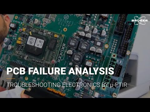 Electronics and PCB failure analysis using FT-IR microscopy