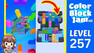 Solusi Level 257 Color Block Jam