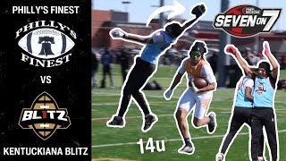 Prep Redzone's 14u 7 on 7 National's Semi-Final Game - Kentuckiana Blitz vs. Philly's Finest