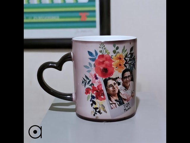 Vídeo relacionado con Taza Mágica Personalizada con Foto - Regalo Original en Cerámica, Asa Corazón 330ml