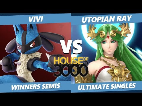 Smash Ultimate Tournament - Vivi (Lucario) Vs. Utopian Ray (Palutena) SSBU Xeno 165 Winners Semis