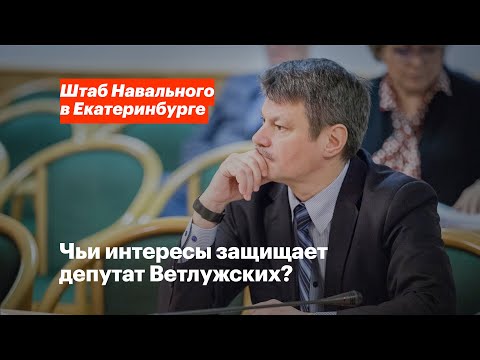 Чьи интересы защищает депутат Ветлужских?