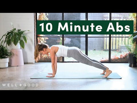 Schnelles 10-minütiges Pilates-Core-Workout für Zuhause | Gute Übungen | Well+Good
