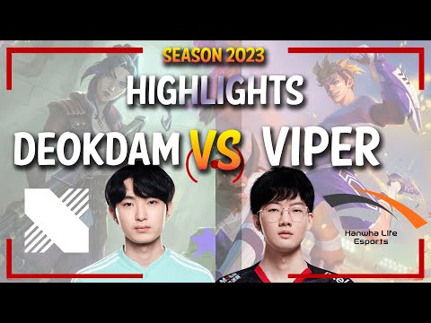 DRX Deokdam vs HLE Viper - Caitlyn vs EZREAL - HIGHLIGHTS