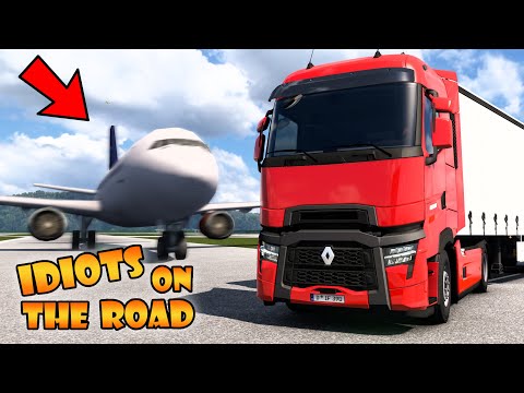 IDIOTS on the road #121 | Funny moments | Fails&Wins - ETS2 Multiplayer