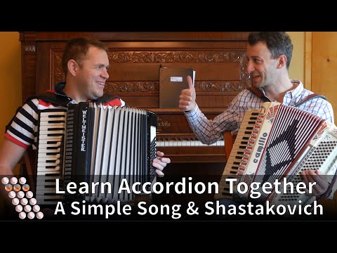 A Simple Song By Ear & Shastakovich Trouble - Virtual Accordion Lesson 4