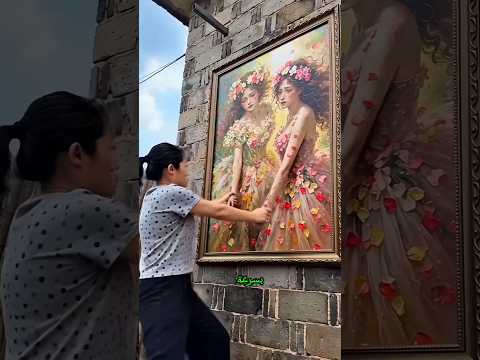🎨🏡 اخرجوا من اللوحة فورًا! 😱#shorts