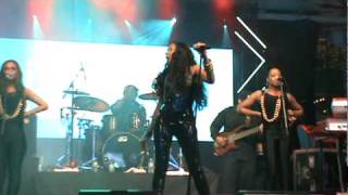 Melanie Fiona - Bang Bang - Performing at Yonge-Dundas Square, Toronto, ON - 06/11/10