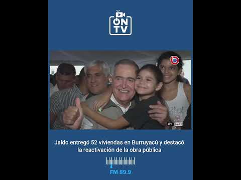 Jaldo entregó 52 viviendas en Burruyacú y destacó la reactivación de la obra pública