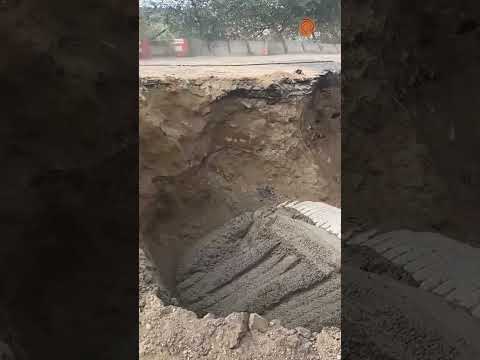 CORTE de tránsito en las ALTAS CUMBRES: así está el lugar afectado por el HUNDIMIENTO