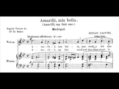 Dmitri Hvorostovsky - Amarilli (Caccini)