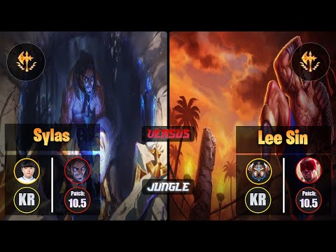 Canyon SYLAS (Jungle) [Conqueror] VS LEE SIN - Challenger KR Patch 10.5