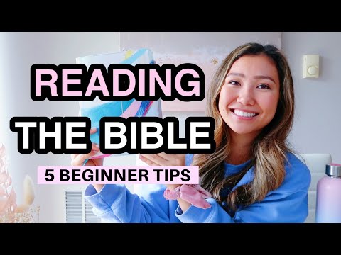 HOW TO STUDY THE BIBLE FOR BEGINNERS | My Top 5 Tips on Starting to Read the Bible ♡