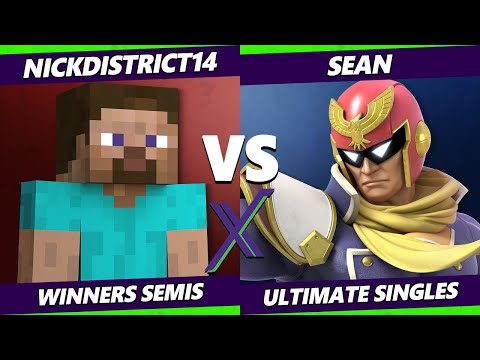 S@X 449 Winners Semis - NickDistrict14 (Steve, Wii Fit Trainer) Vs. Sean (Captain Falcon) - SSBU