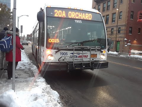 NFTA Metro Ride Route 20A Inbound Bus 1922 - 2019 Novabus LFS CNG