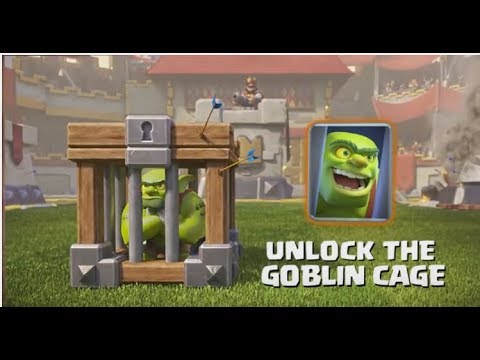 Новая карта клетка с гоблином в Клеш Рояль | Unlock the Goblin Cage