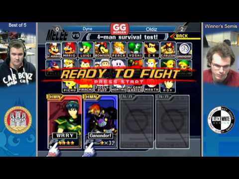 GG Bergen LXVII - Dyne (Marth) vs Oldiz (Ganondorf) - Winners Semis - Melee