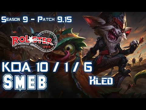 KT Smeb KLED vs VLADIMIR Top - Patch 9.15 KR Ranked