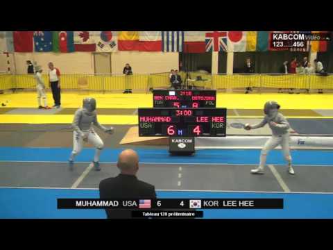 SWS 2015 Ghent - T128P - Lee Hee KOR v Muhammad USA