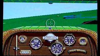 Knights Of The Sky on Commodore Amiga 1200. Gameplay & Commentary