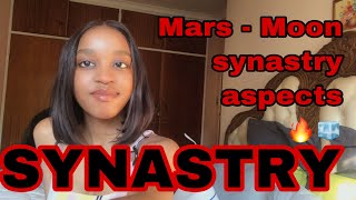 SYNASTRY: Mars - Moon synastry aspects
