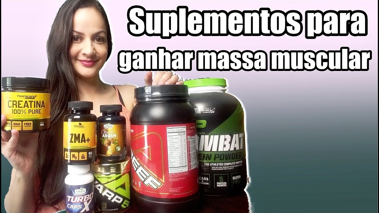 Suplementos para ganhar massa muscular