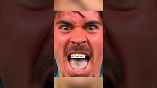 Olha a cor da língua de Vitinha 😱🫣 #futebol