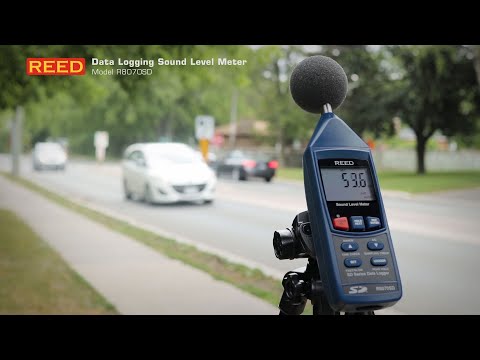 Assess sound levels with the REED R8070SD Data Logging Sound Level Meter