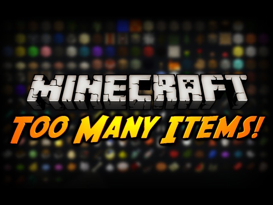 Minecraft Mod Review: TOO MANY ITEMS! (Updated for 1.8)