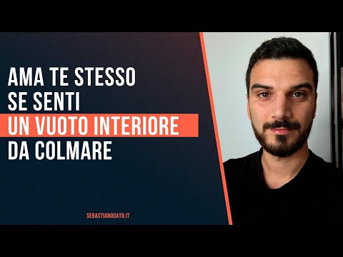 Loving yourself fills the feeling of inner emptiness