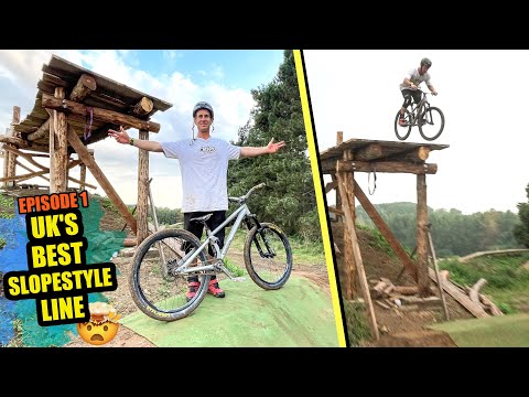 MY DREAM MTB TRAIL BUILD HAS BEGUN - UK'S BEST SLOPESTYLE LINE!