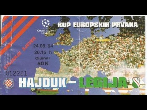 Champions League 1994/95 ~ Hajduk - Legia