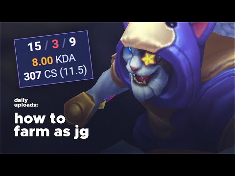 300 CS At 26 Min As JUNGLE RENGAR?! This Is How You SHOULD Farm