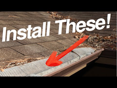 雨樋ガードを家に取り付ける方法 |屋根工事と請負業者のヒント