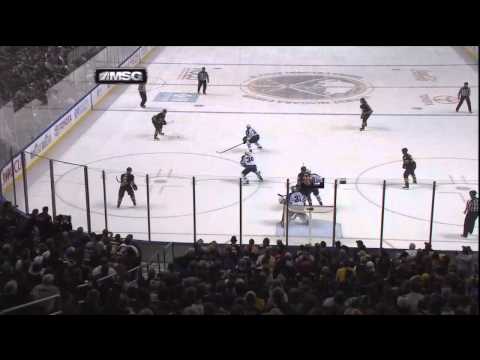 Sabres vs  Jets (11-8-2011) Derek Roy's Tying Goal