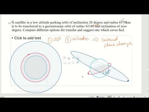 GCSVS Module 3 - Orbital transfer - Part 2 - Combined Plane Change Example